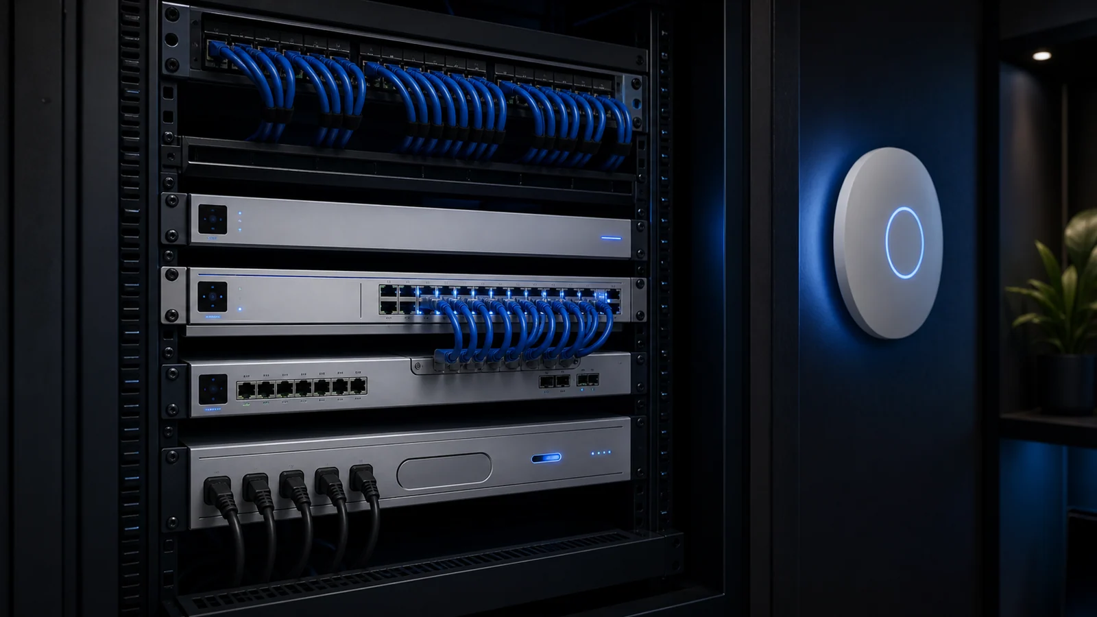 EHT Structured Cabling and Rack Cleanup finished business network installation